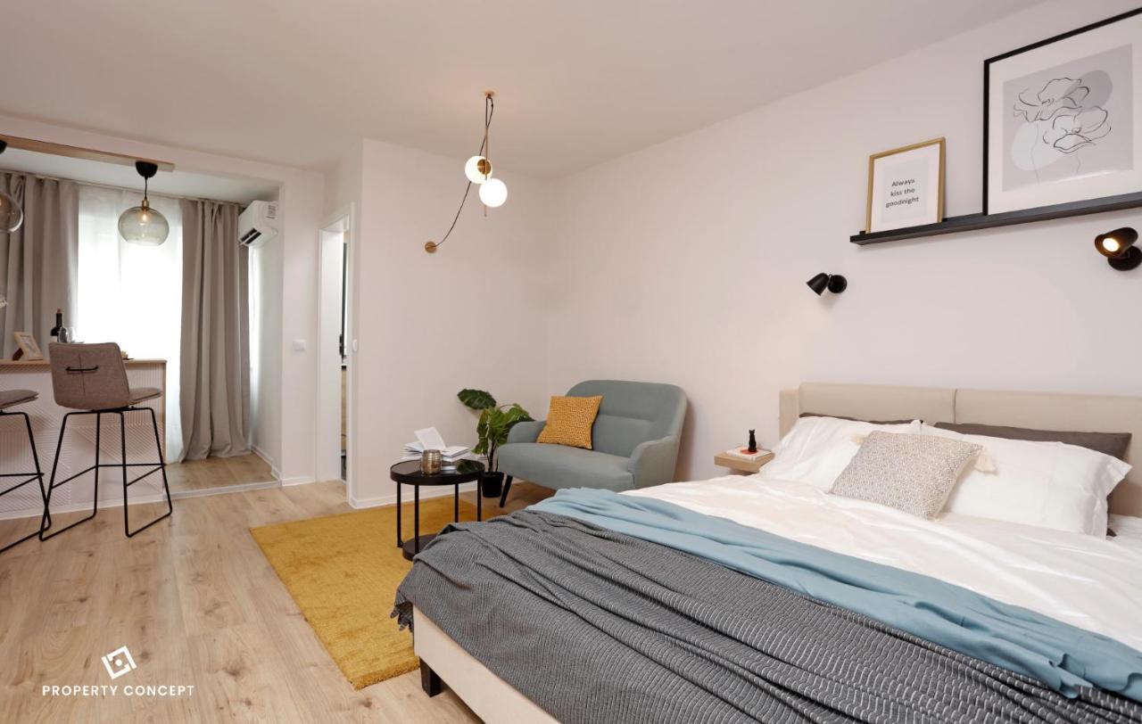 Brand New Lovely Studio Near Metro Station 布加勒斯特 外观 照片